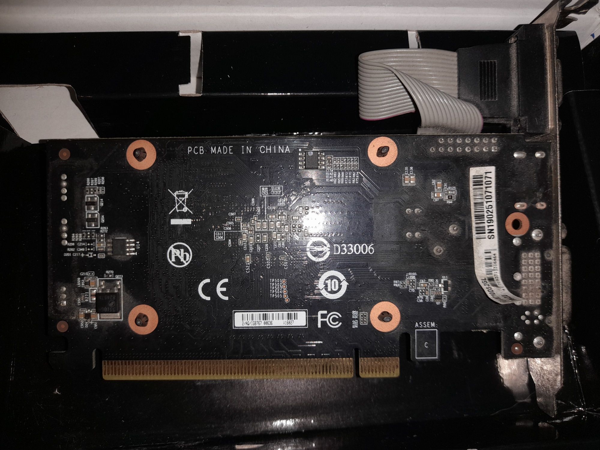 Видеокарта GIGABYTE GeForce GT710 не рабочая