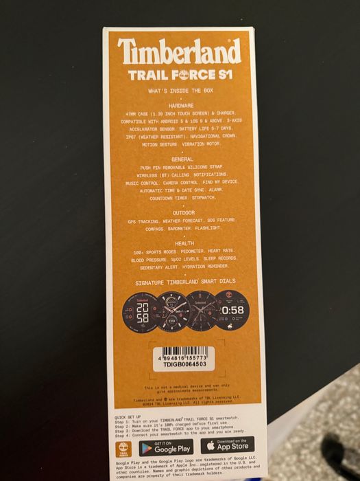Relógio timberland