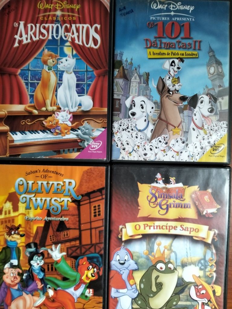 DVD's originais Desenhos Animados