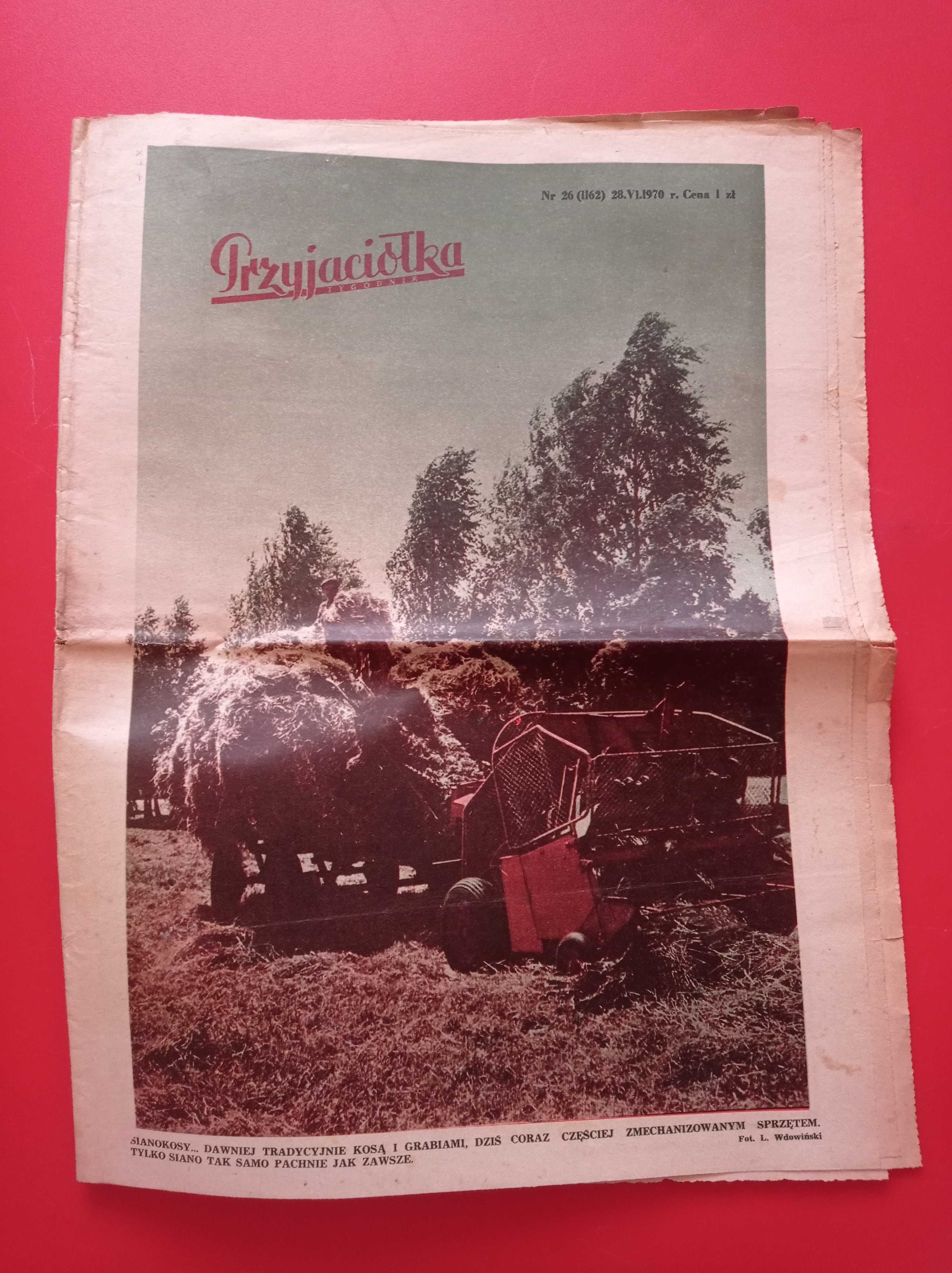 Przyjaciółka tygodnik, nr 26, 28 czerwca 1970