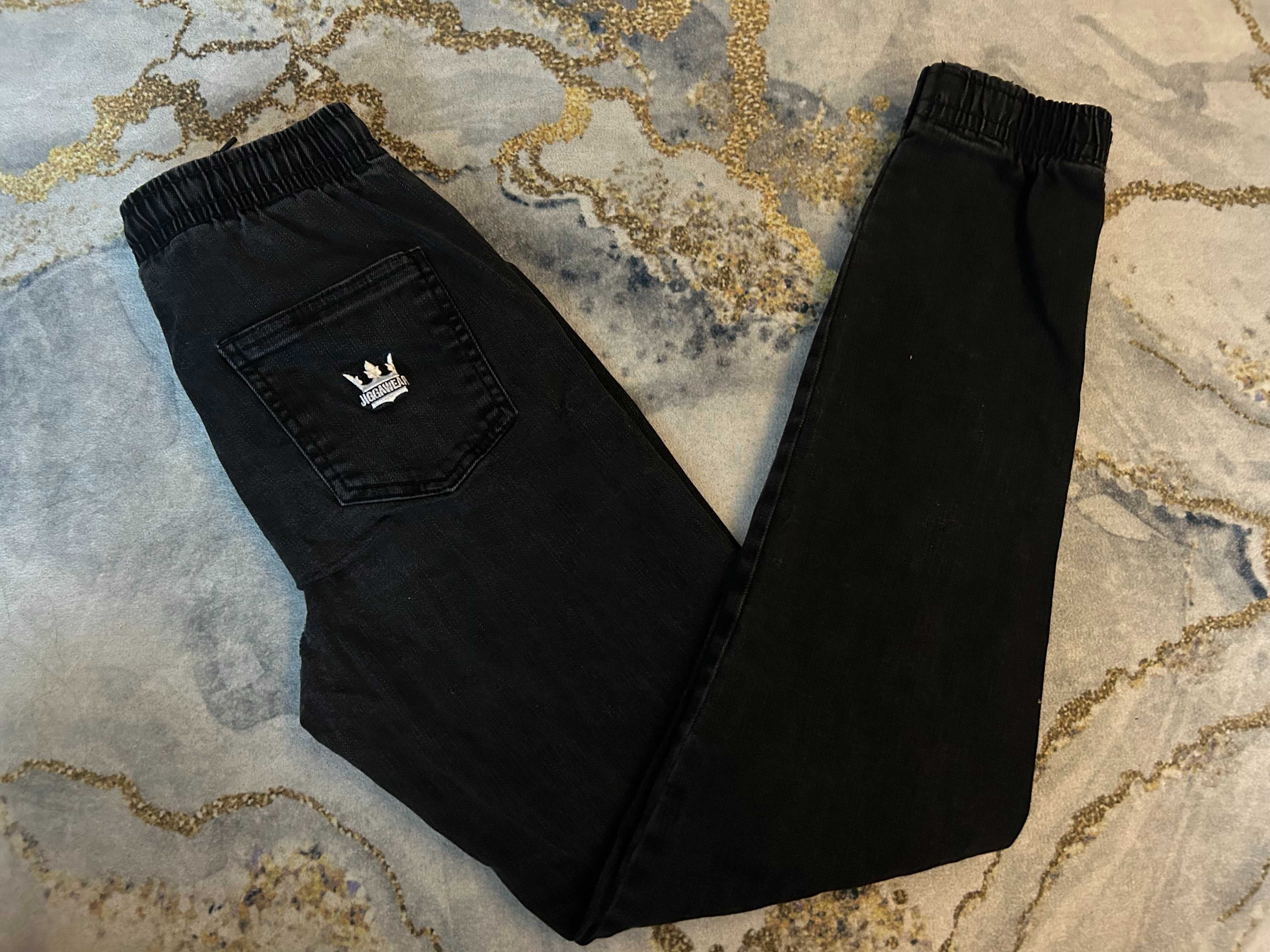 Jiggawear _ Czarne spodnie joggery S