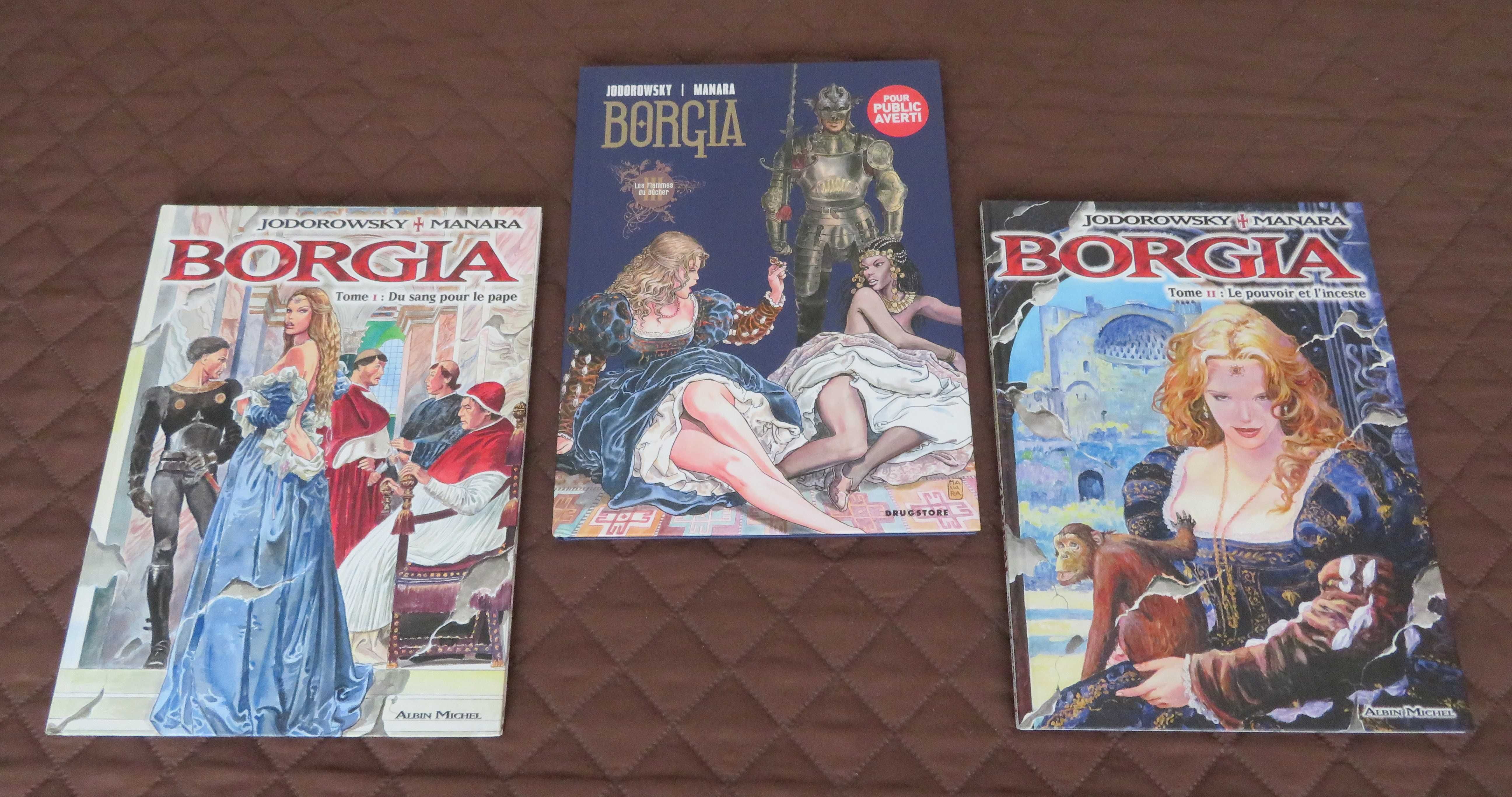 BORGIA (completa) de Jodorowsky / Manara. Trilogia de LUXO