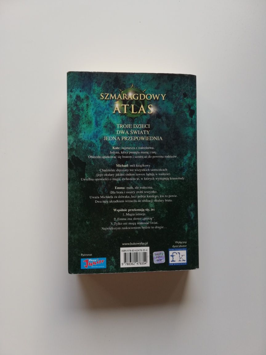 Szmaragdowy Atlas Księgi Początku John Stephens książka