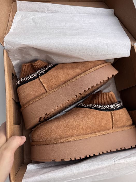 Черевики UGG Tasman Platform Sock Chestnut