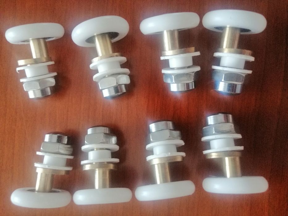 Rodas para portas deslizantes vidro 6 mm
