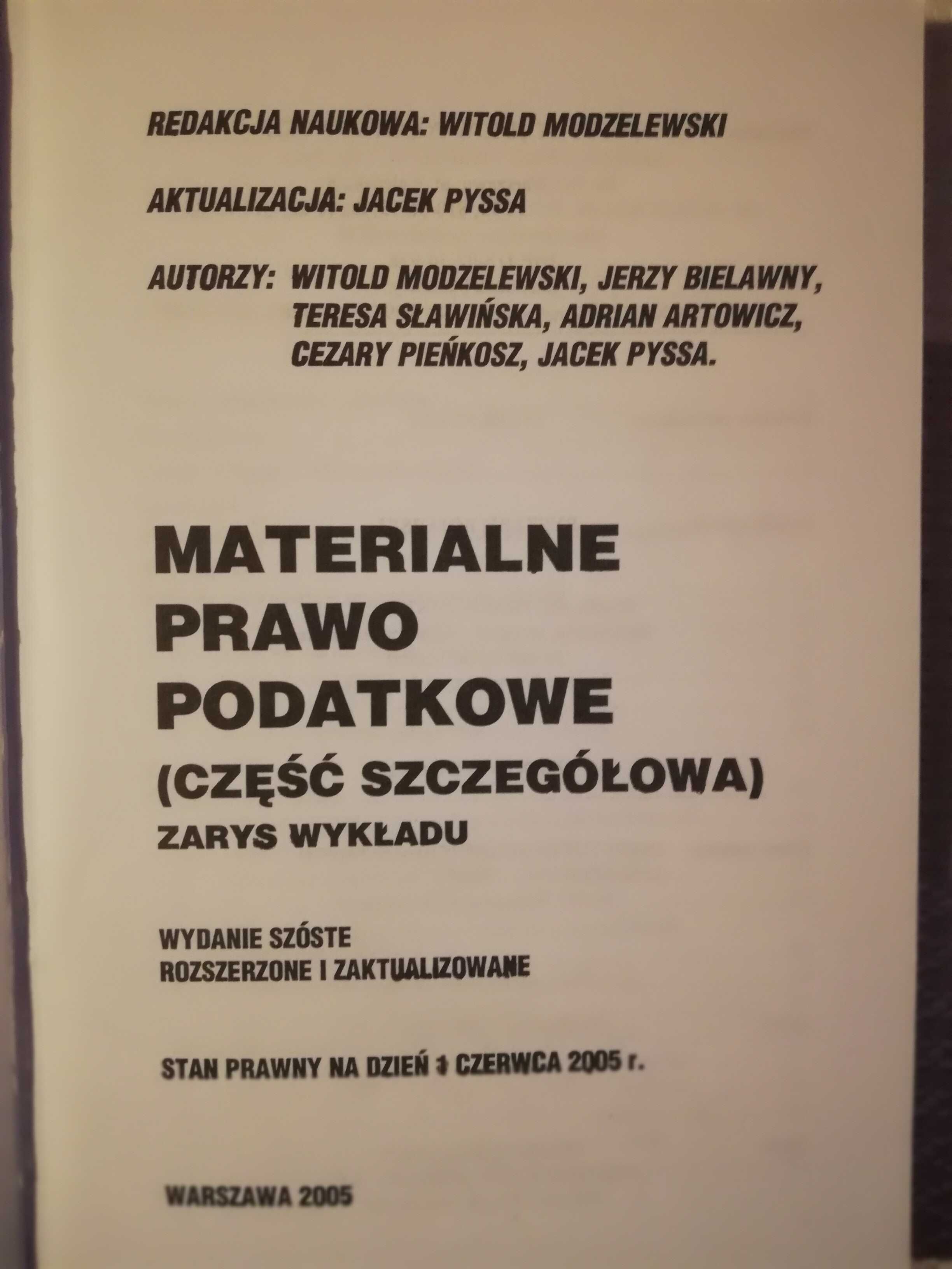 Materialne prawo podatkowe