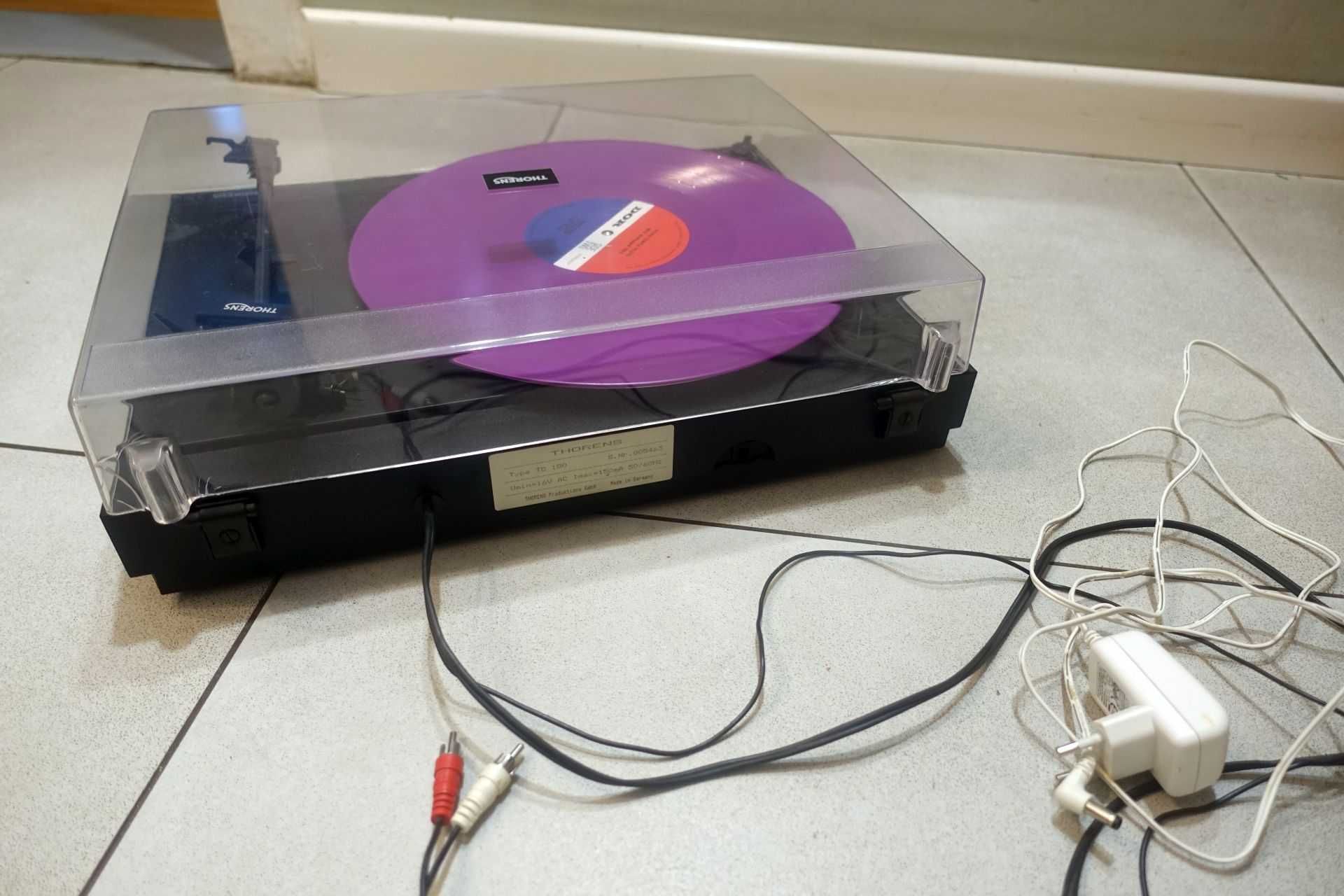 Gramofon Thorens TD 180 igła i wkładka  Stanton gratis płyta