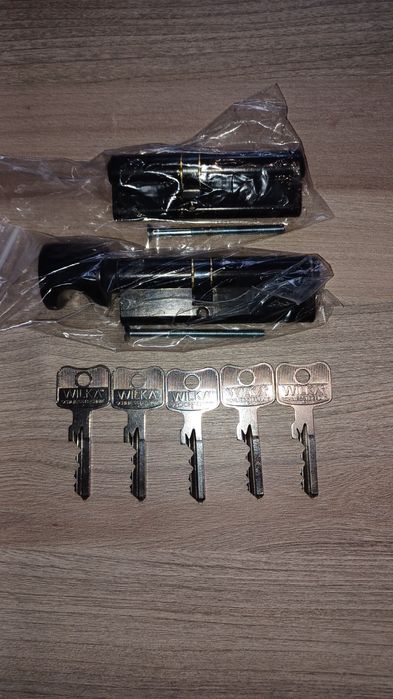 Sprzedam kompet wkładek zamków bębenkowych Wilka