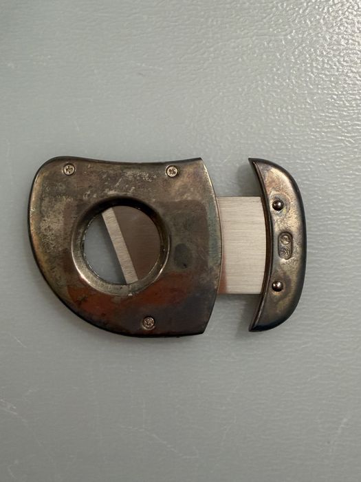 Corta Charutos em Prata Alemã