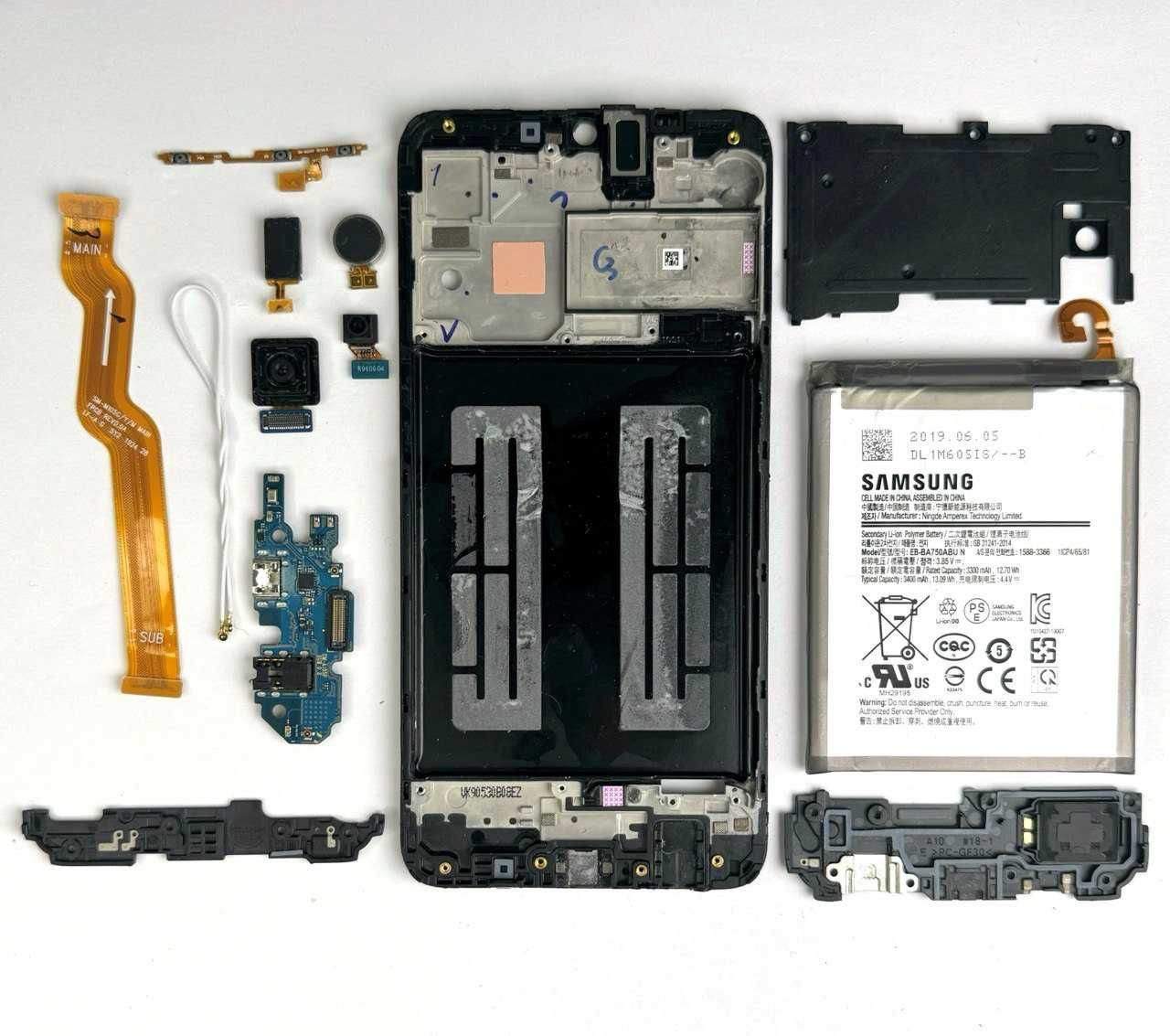 Розборка телефону Samsung Galaxy A10 (A105) шрот, запчастини, шлейф