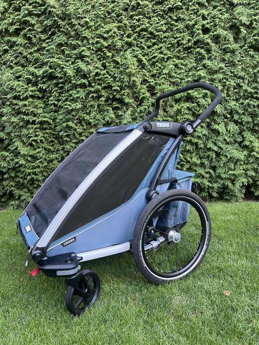 OKAZJA Thule cross 2 Majolica przyczepka rowerowa wózek