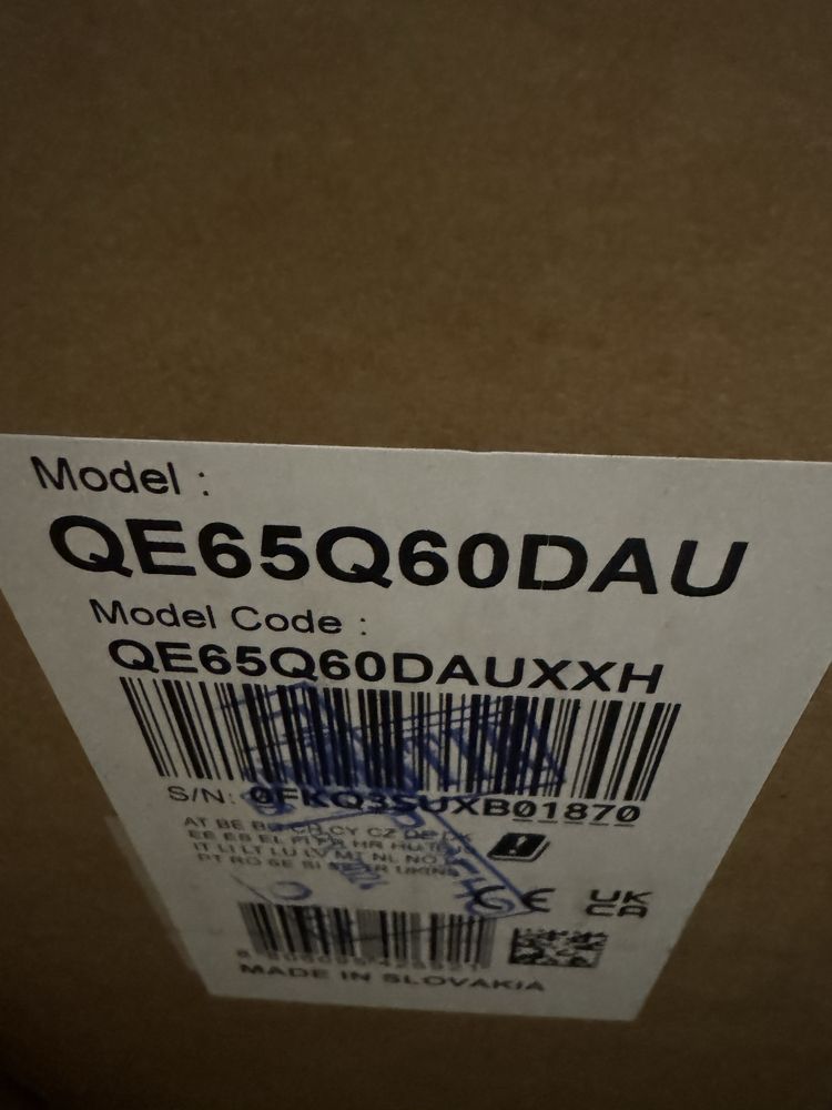 Телевізор Samsung 65q60d Qled Новий Гарантія 1 Рік
