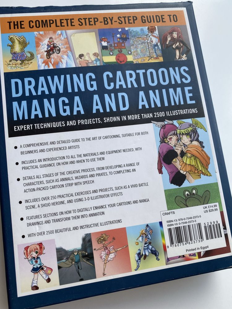 Nauka rysowania Drawing cartoons manga and anime step by step guide