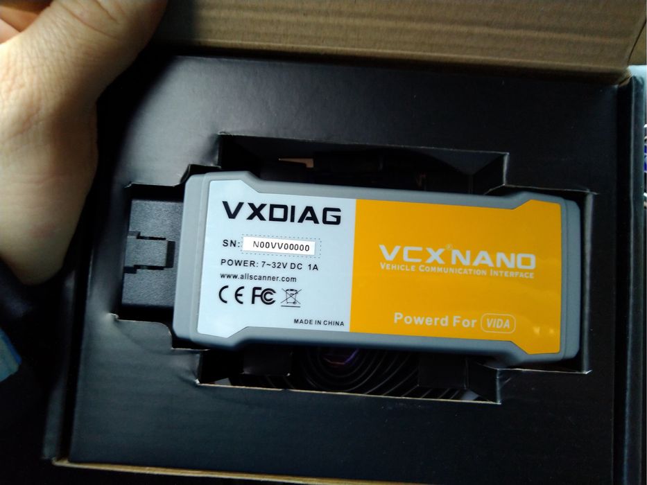 Диагностический сканер VXDiag VCX Nano Volvo VIDA Dice J2534