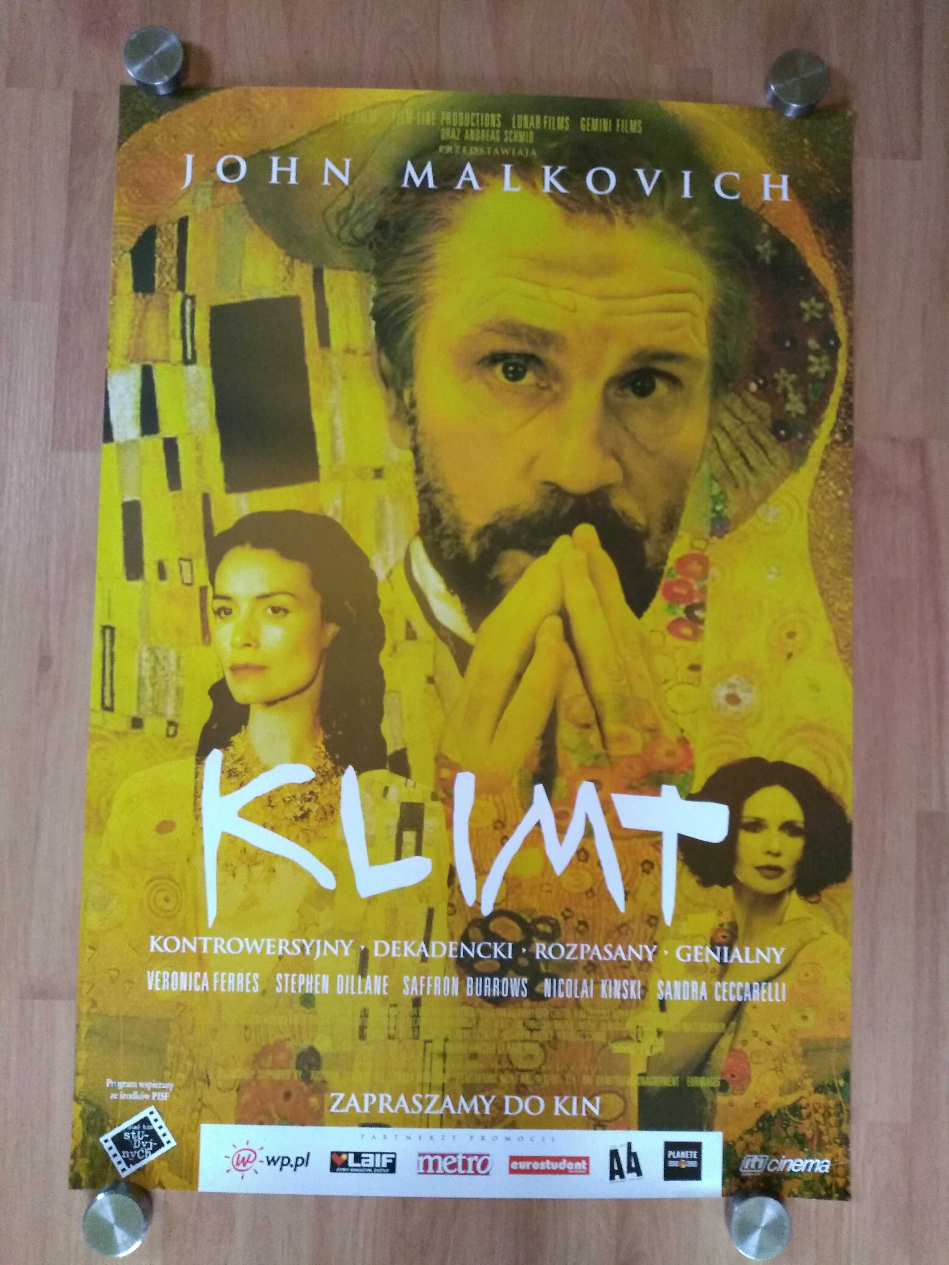 Plakat filmowy KLIMT/Oryginalny plakat kinowy z 2006 roku.