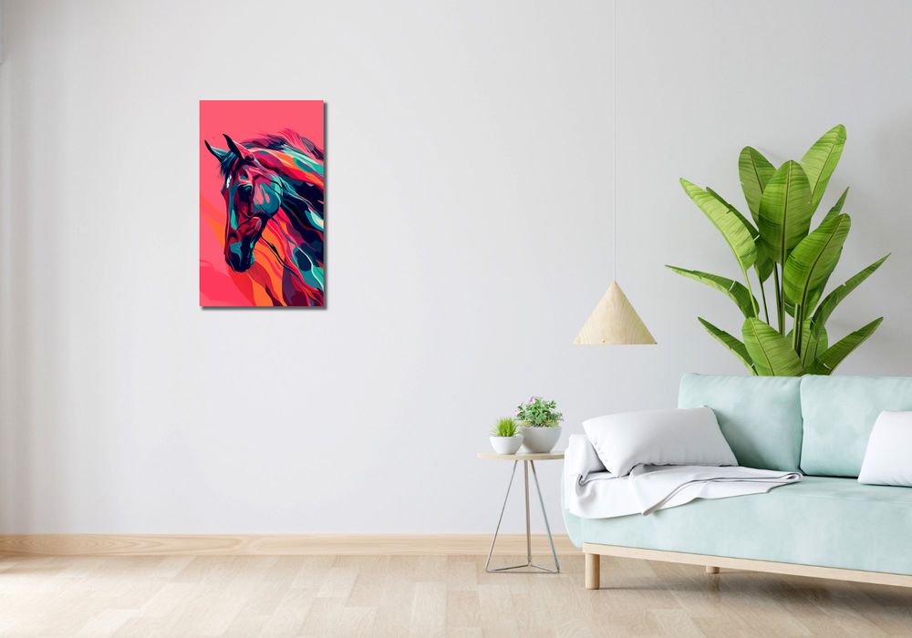 Obraz 40x70cm Wieje Wiatr w Grzywie