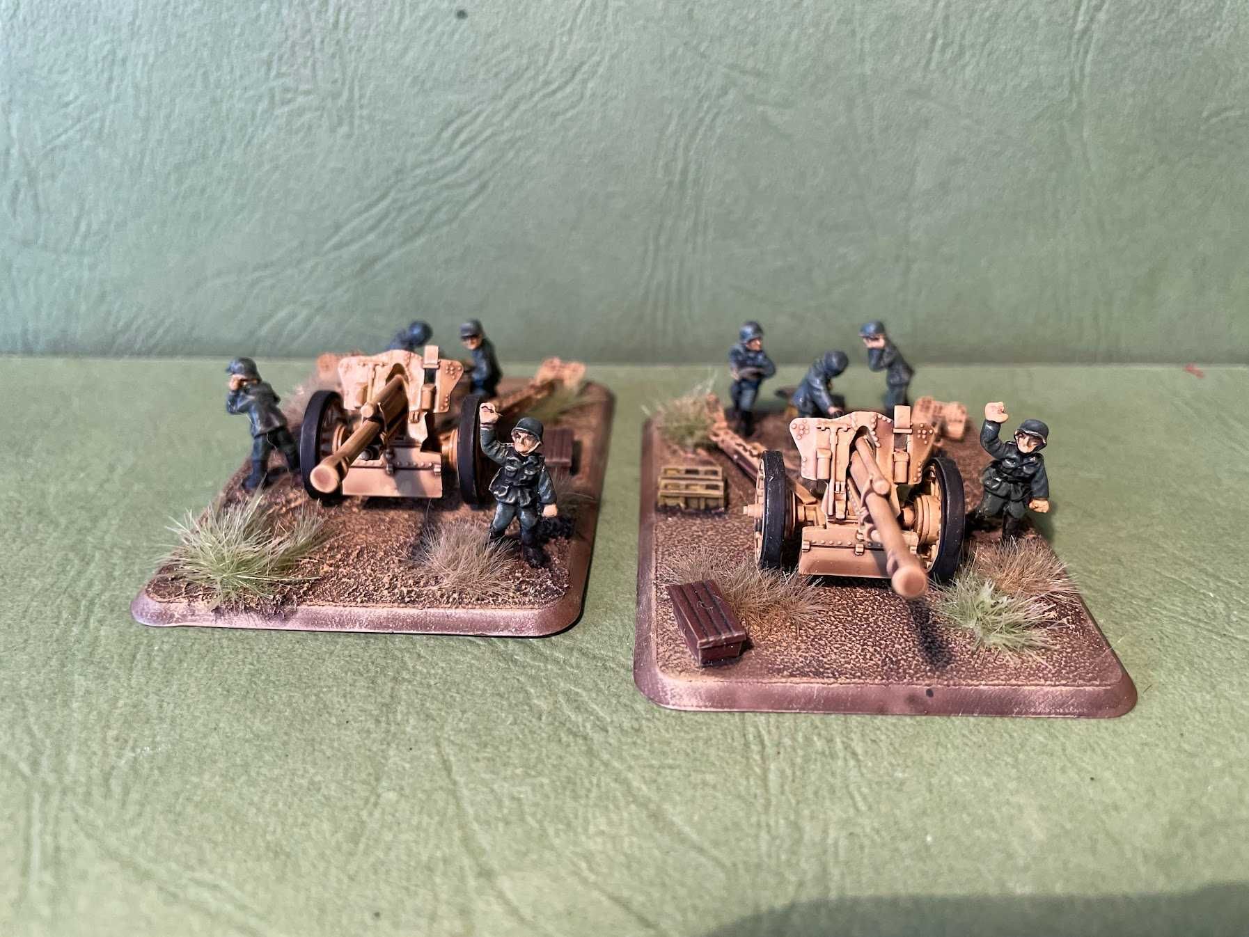 10.5cm Howitzers - modele w skali 1/100