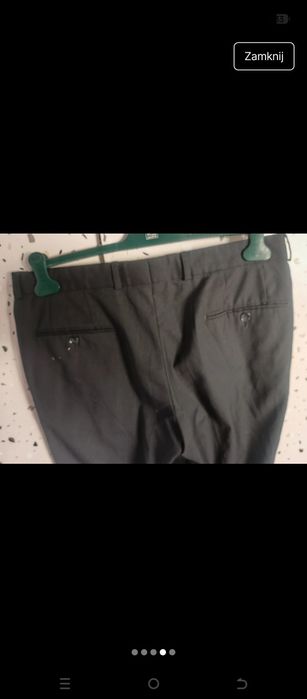 Czarne spodnie eleganckie.