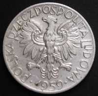 Polska 5 złotych 1959 - Rybak