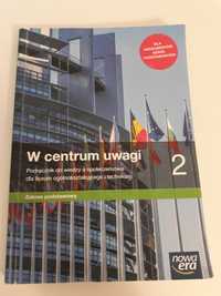 W centrum uwagi 2 Podręcznik WOS liceum/ technikum