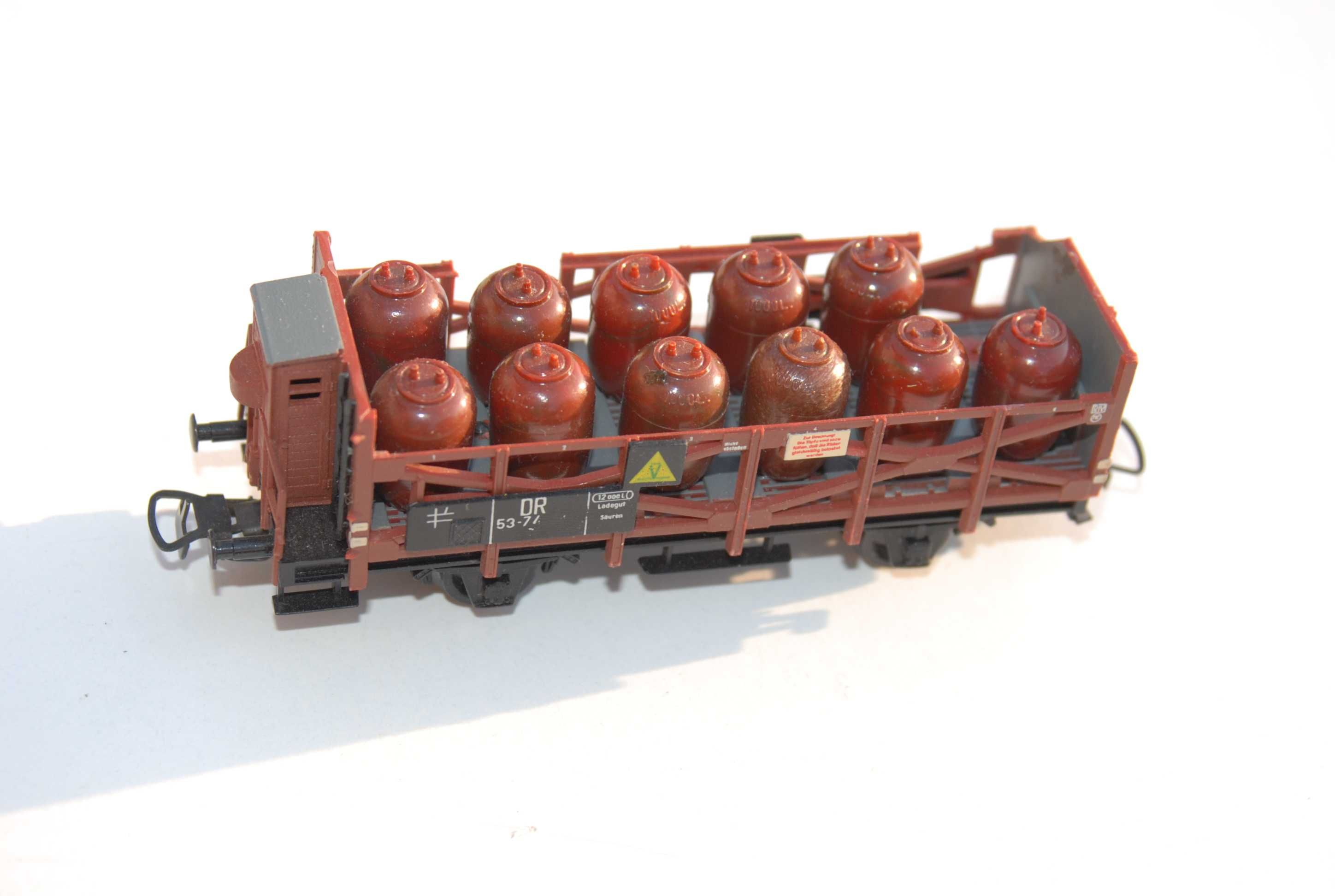 Stara zabawka wagon towarowy kwasiarka PIKO DR 537416 unikat