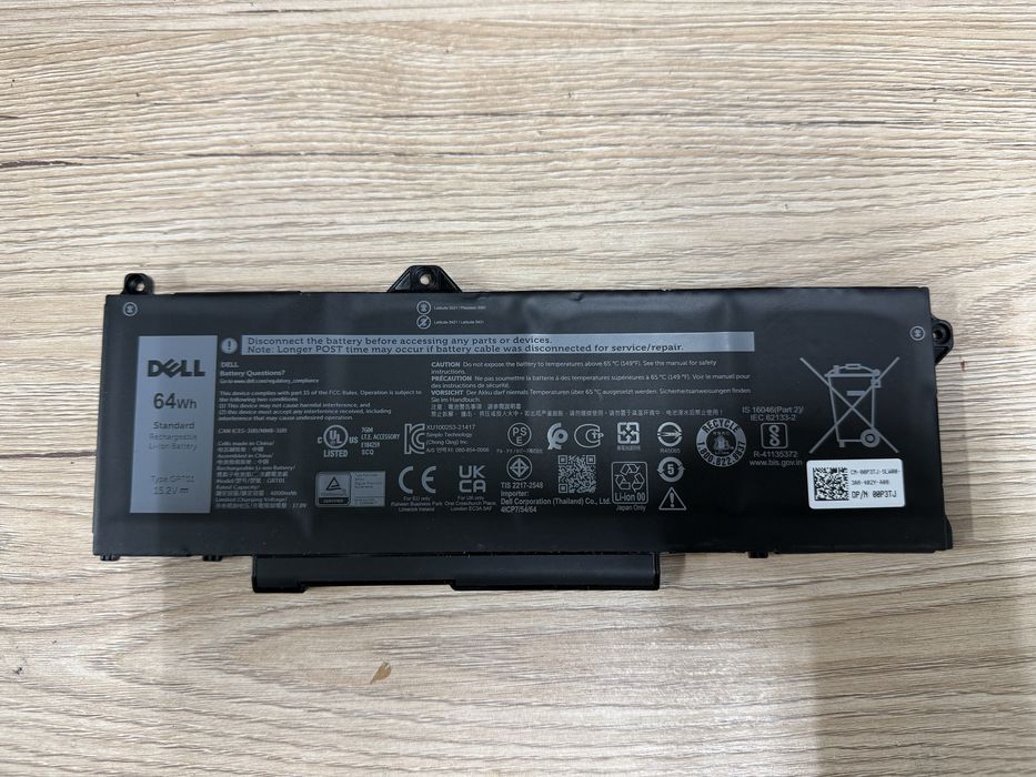 Нові АКБ,батарейка Dell GRT01 00P3TJ 0P3TJ R05P0 0R05P0 05RGW 9JRV0