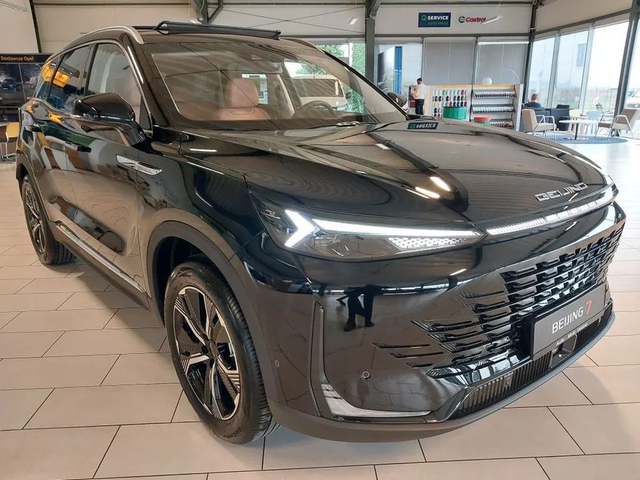 BAIC 7 Luxury brązowa skóra Automat masaże wentylacja
