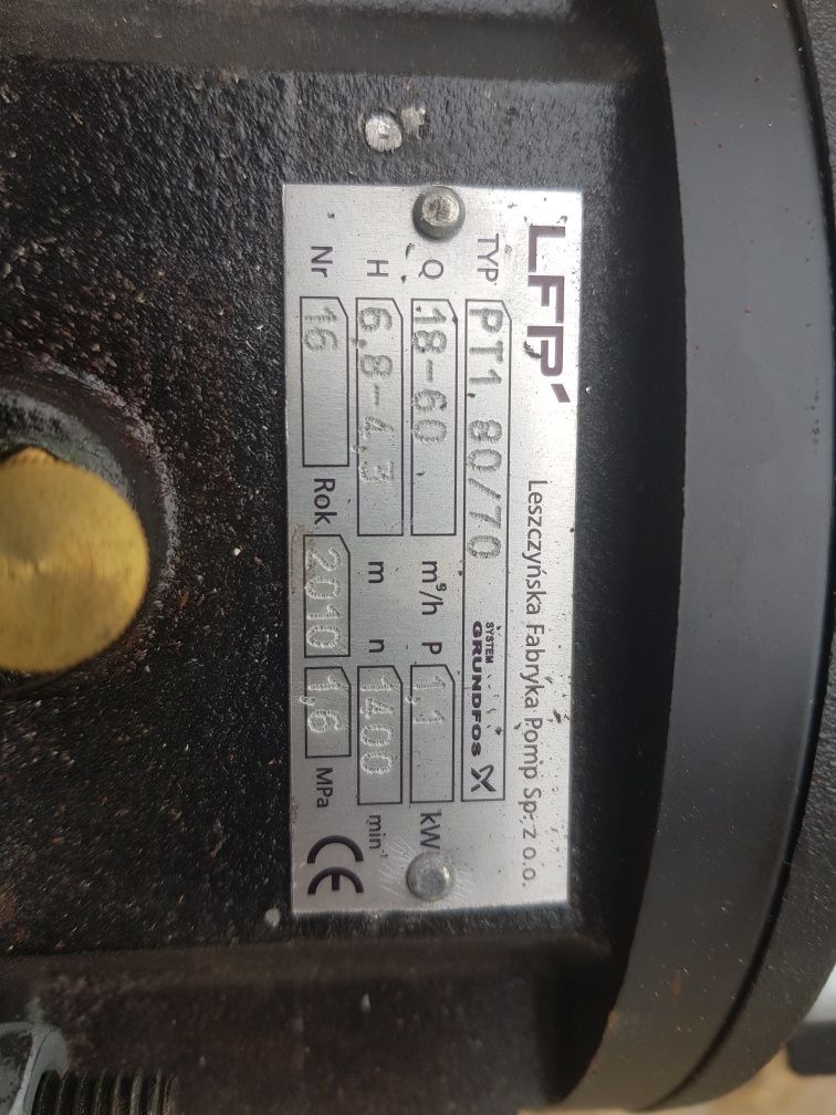 Pompa liniowa grundfos mg90sb4 LFP pt1 80/70 nówka