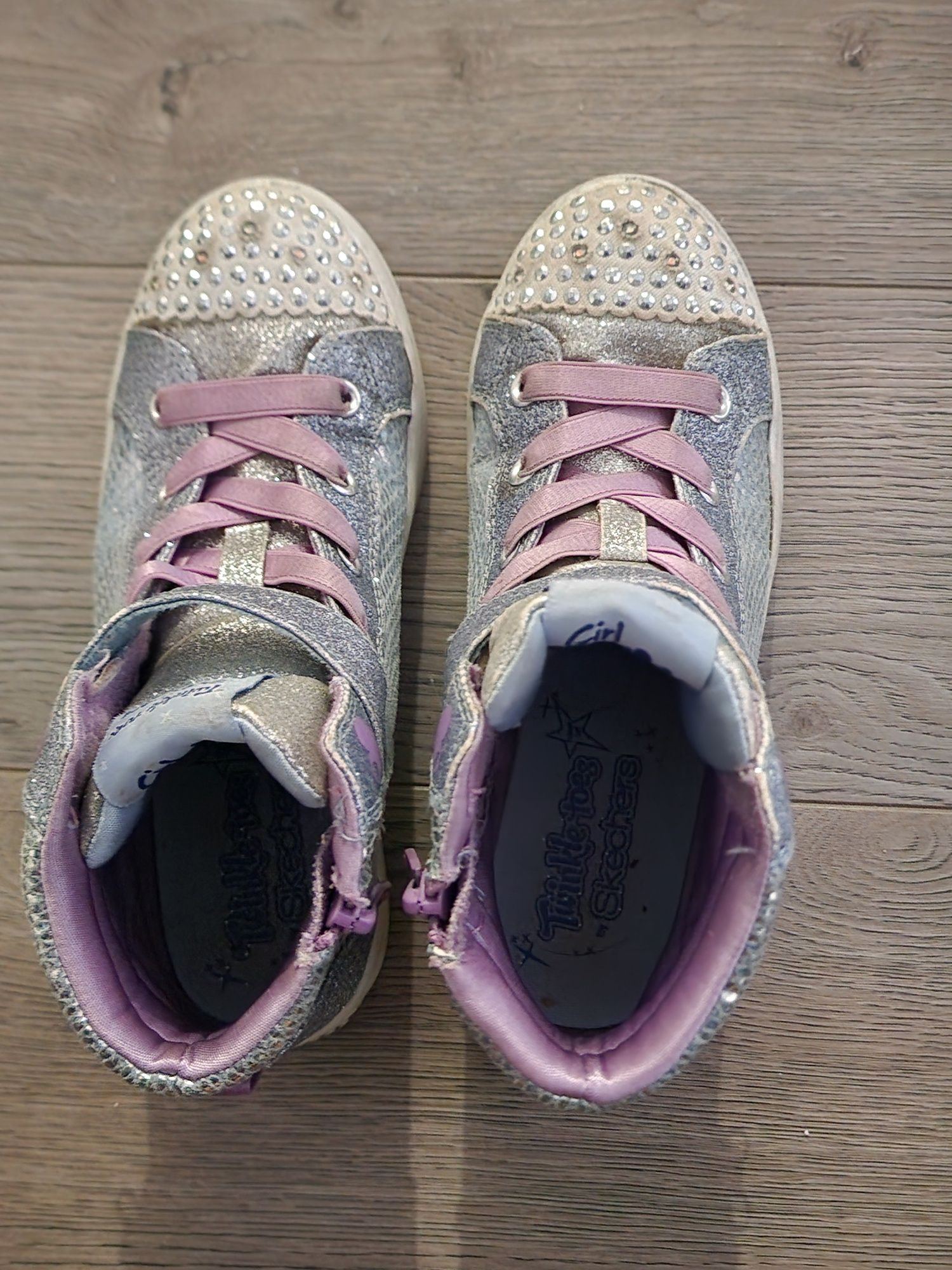 Ténis bota menina skechers