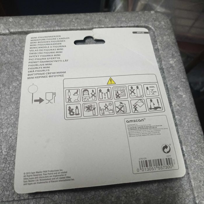 Patrulha pata, velas decoração