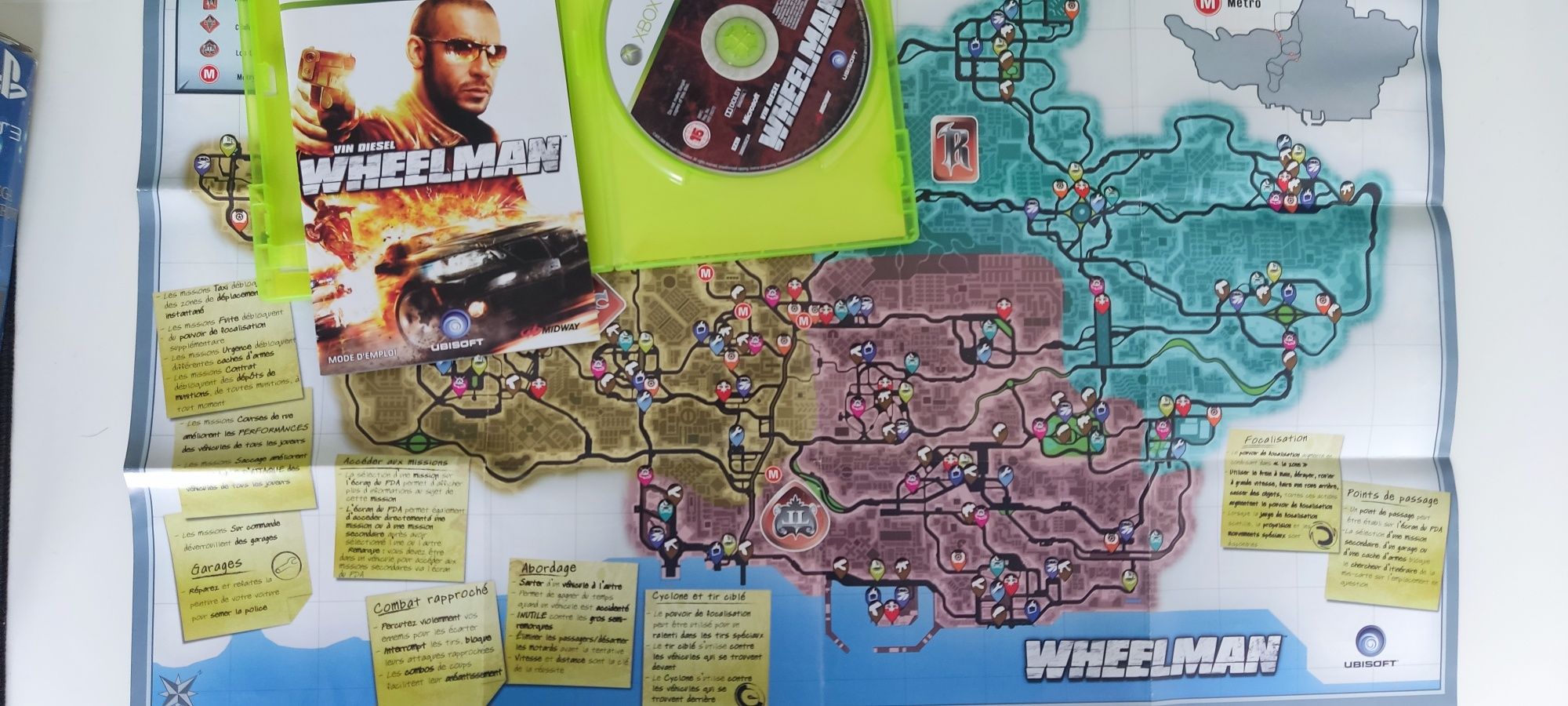 Wheelman + mapka Xbox 360