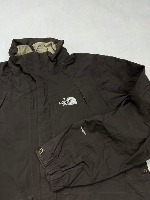 Kurtka The North Face HyVent brown travis scott color hood