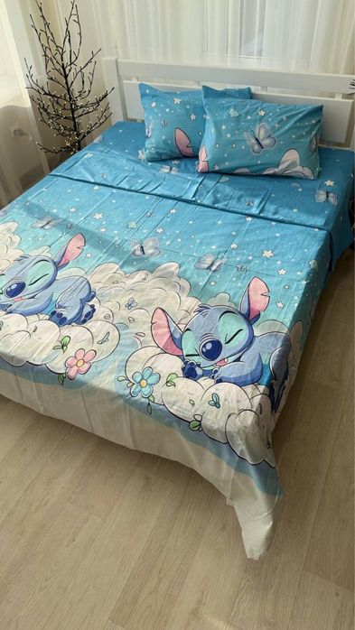 Хіт! Дитяча постіль Стіч Лабубу Кітті деская постель 100% бавовна бязь