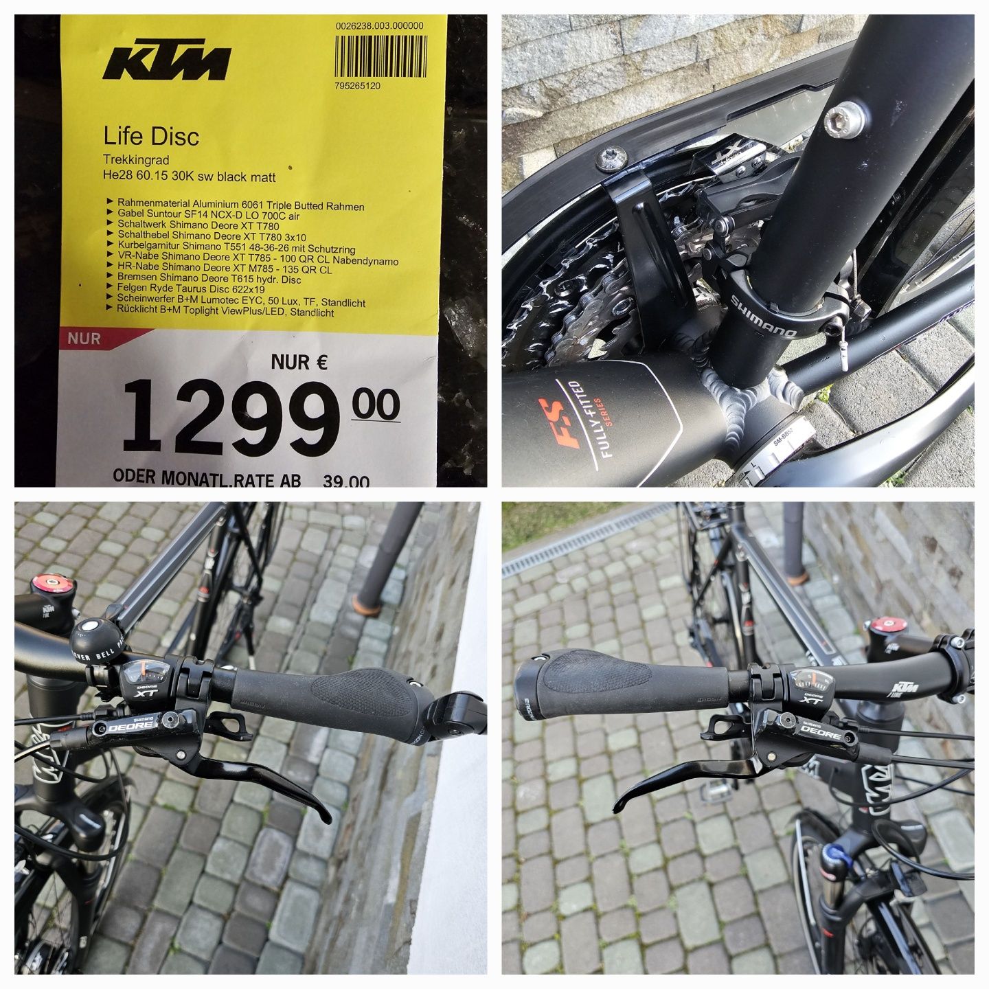 Велосипед KTM Life Disc 28'' Все Deore XT р.23,5'' Austria