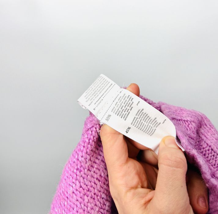 Sweter z golfem w kolorze wrzosowym S 36 Reserved