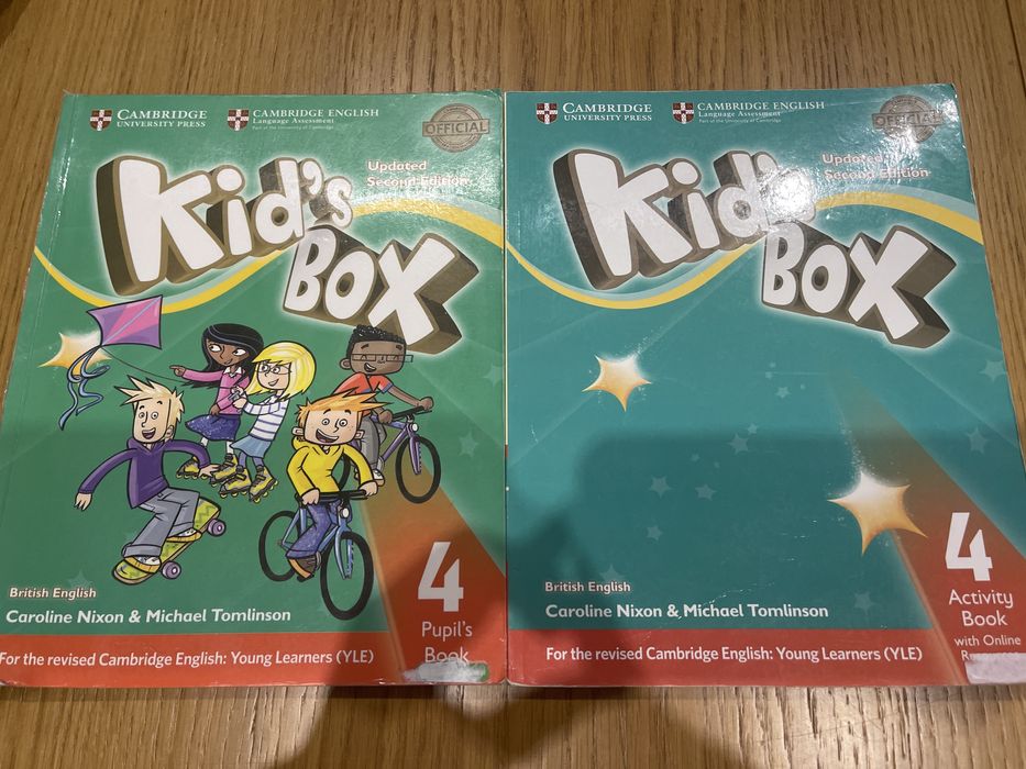 Vendo livros de inglês Cambridge Kids Box 4