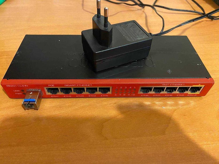 Маршрутизатор (роутер) Mikrotik RB2011iLS-IN