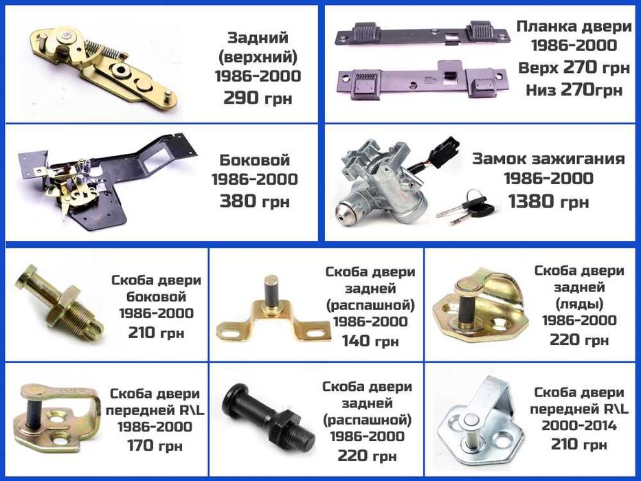 Замок скоба планка двери Форд Транзит Ford Transit личинка ответная