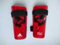 Детские футбольные щитки Adidas F50, на рост 120-140см