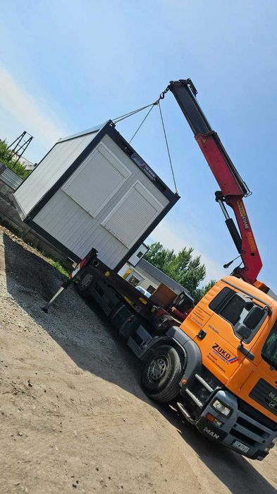 Wynajem kontenerów z transportem | Biurowe • Socjalne • HDS