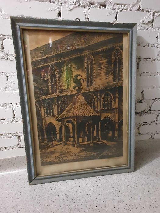 Obraz vintage "Stary klasztor"