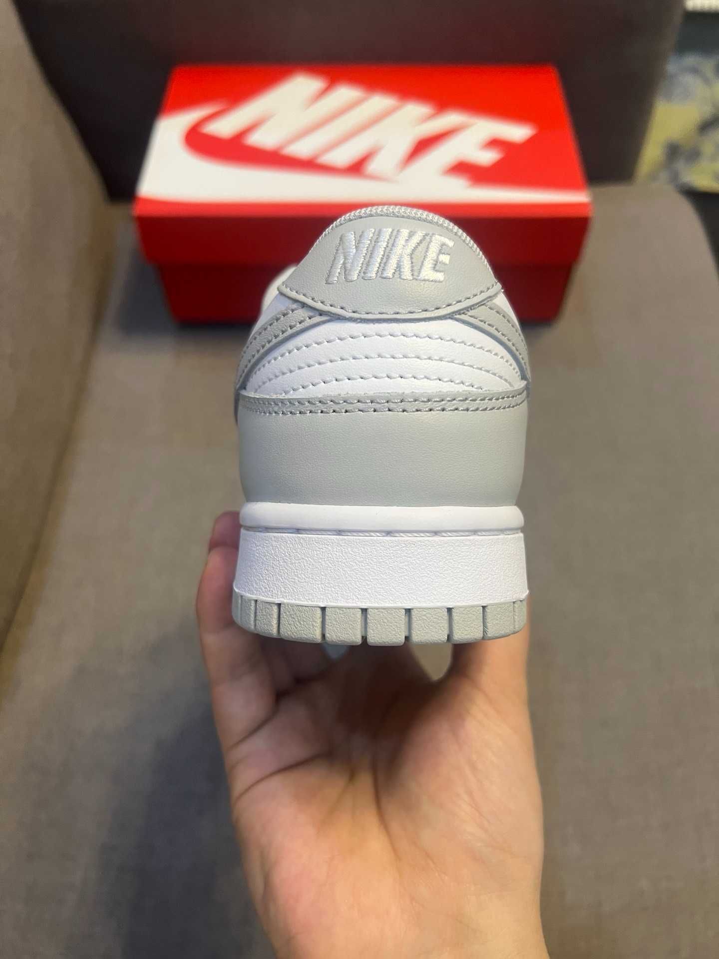 Buty_Damskie_męskie_Nike_Dunk_Low_szary_Nowy z metką  R.44