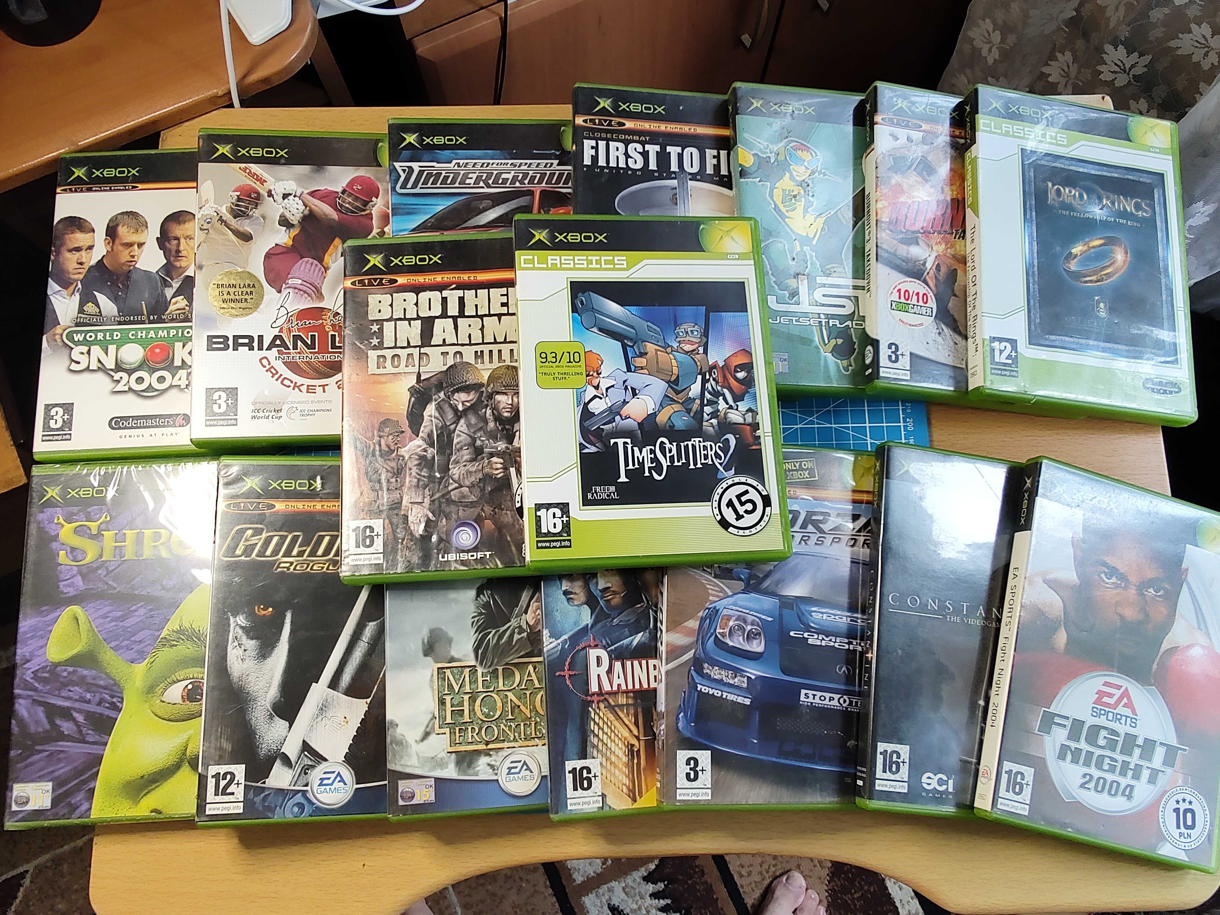 Xbox Classic UNLEASH 1.4 mod + 2x adapter + 17 gier 100% sprawny