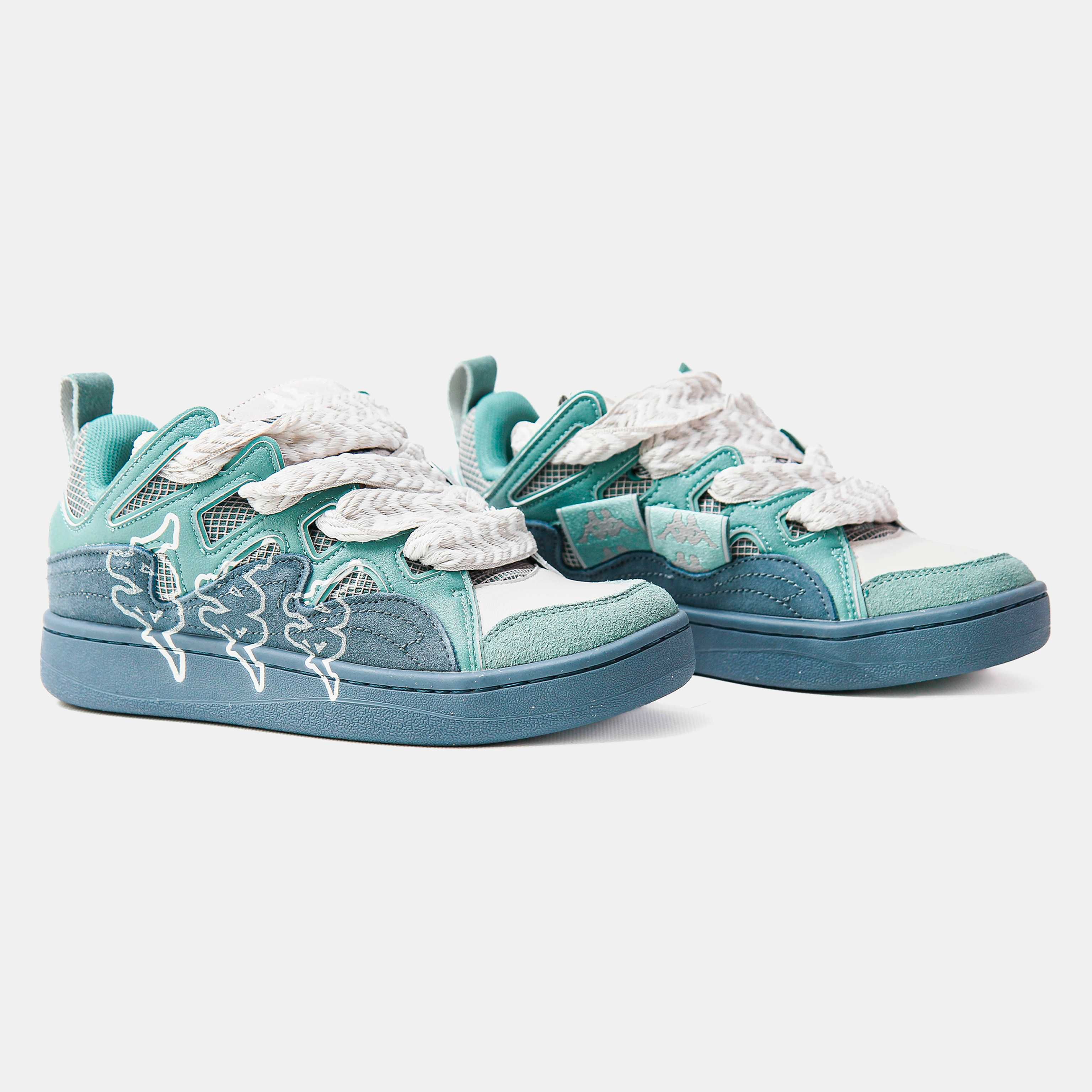 Кросівки Kappa Fatty Green Blue Original Box premium