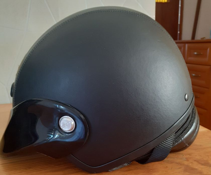 Kask bell helmets obszyty skóra