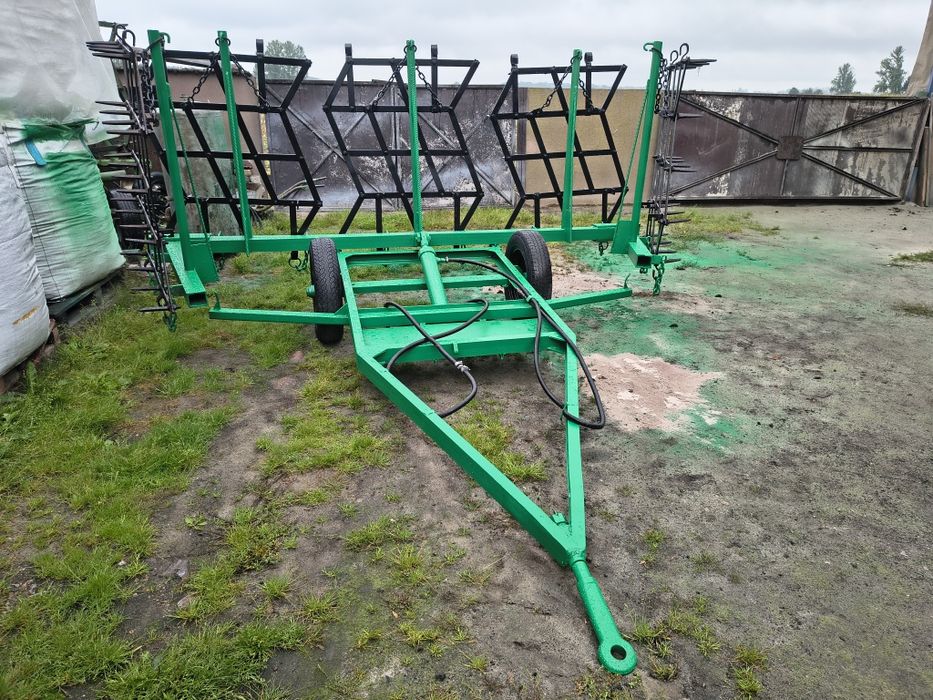 Brona, brony  5 polowe ciągana hydrauliczna komplet