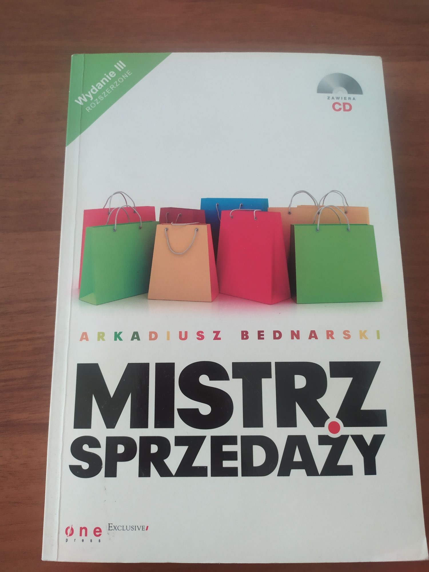 Mistrz sprzedaży Arkadiusz Bednarski z płytą CD wydanie II rozszerzone