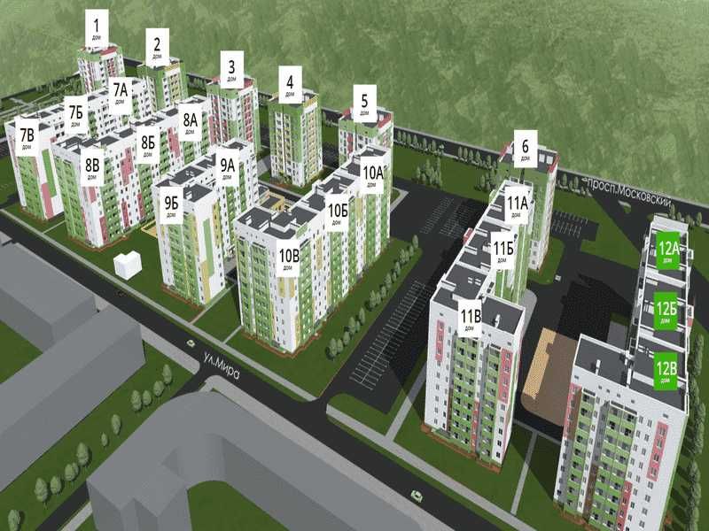 Недорого! 1к S 36м в новострое ЖК Мира. Индустриальная .ХТЗ.Q