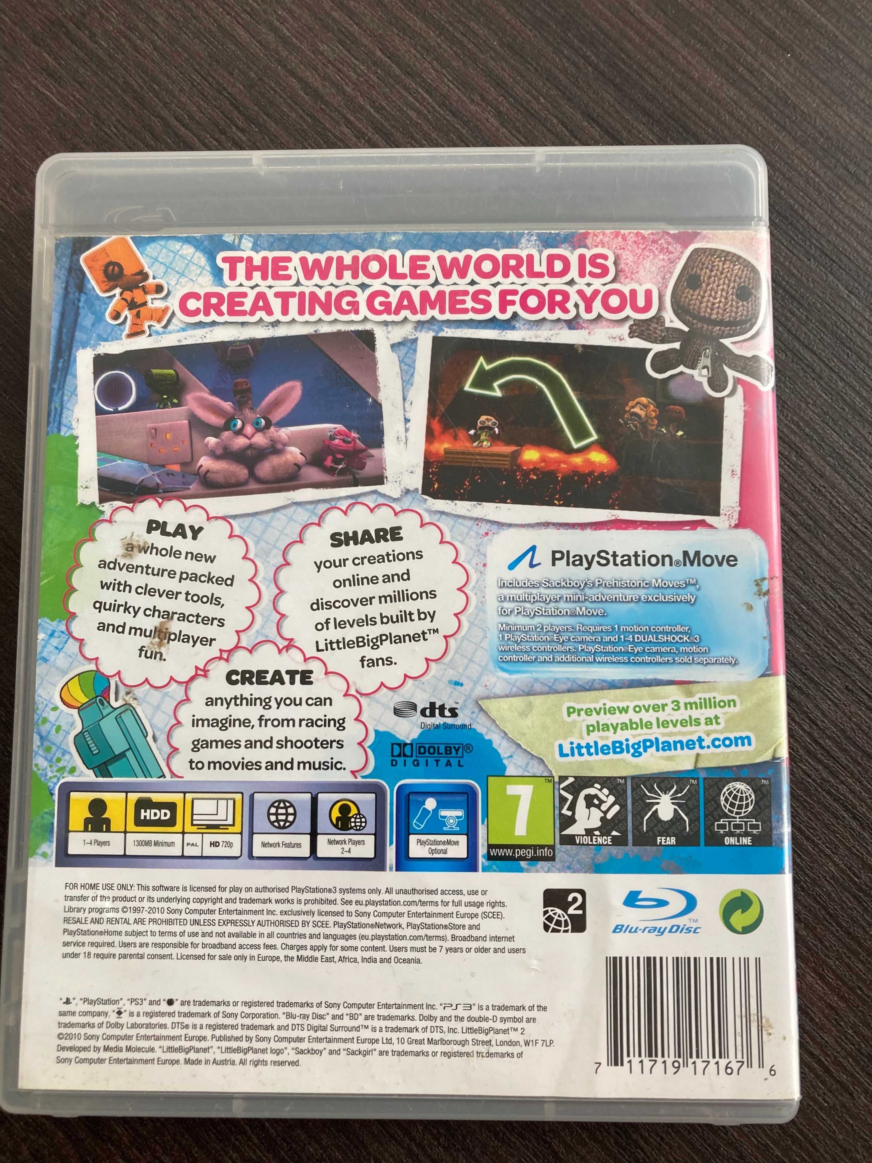 Gra PS3 - Little Big Planet 2 polska wersija - stan idealny