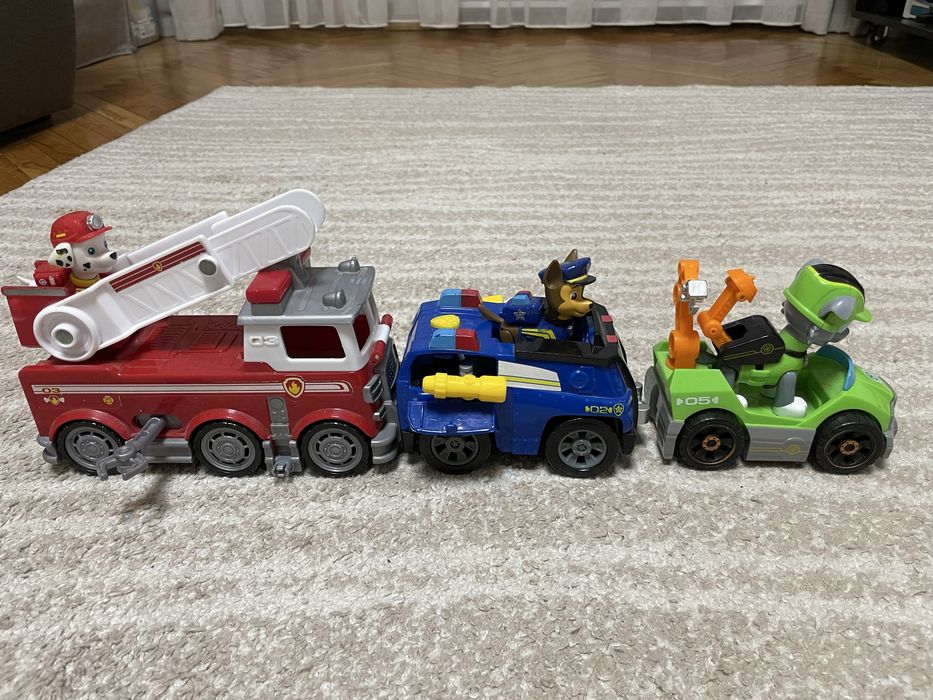 Щенячий патруль гонщик Чейз Маршал Роккі від Spin Master